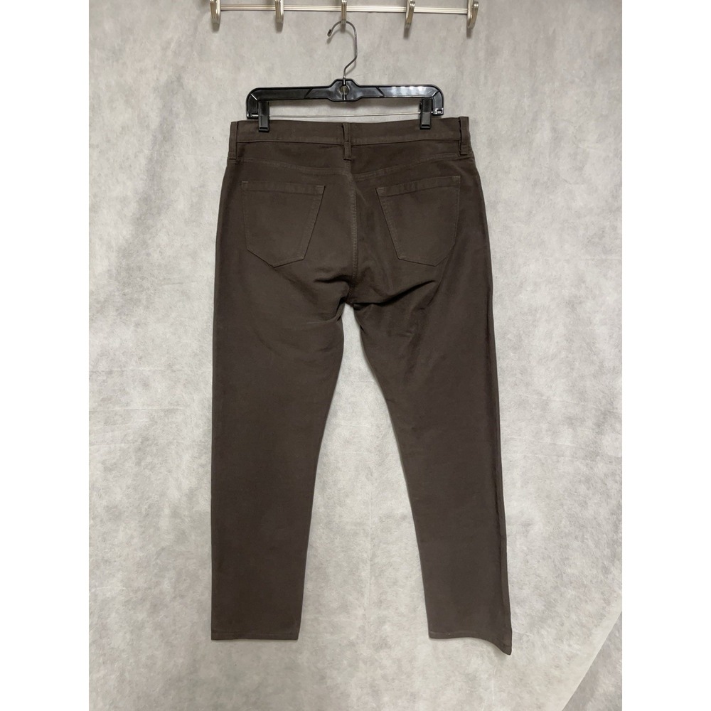 Flint & Tinder Pants Men 33X32 Brown Chino 365 Straight Brushed Twill F-510031 - Picture 7 of 11